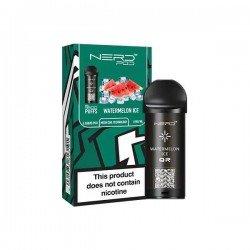 Nerd Pod Prefilled Pod 0mg (3500 Puffs) - Watermelon Bubblegum