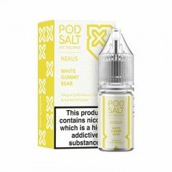 White Gummy Bear Nic Salt E-Liquid by Pod Salt Nexus 10ml