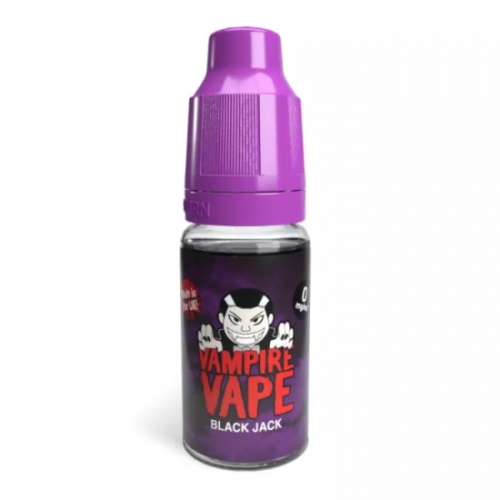 Black Jack 50/50 E-liquid by Vampire Vape 10ml